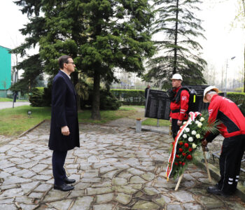 Premier Mateusz Morawiecki z wizytą w Centralnej Stacji Ratownictwa Górniczego S.A.